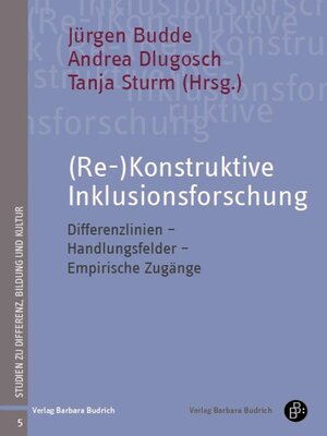 cover image of (Re-)Konstruktive Inklusionsforschung